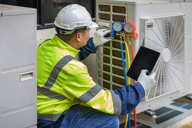 Professional Hvac technician working in Woodleaf, NC